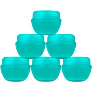 Beauticom 36 stykker 30g/30 ml (1 oz) Teal Frosted Container Jars med indre foringer til krat Oils Salves Creams Lotions Medicin Cosmetics - BPA