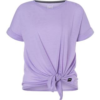 super.natural Women's JP Knot Tee Merino-shirt Damer størrelse L farve lilla