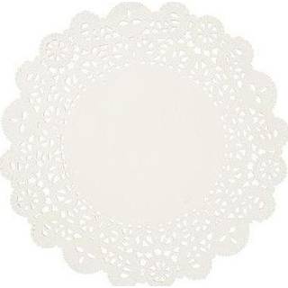 50 stk. Elegante Hvide Tallerkenunderlag Ø35 cm – Perfekt til Enhver Anledning