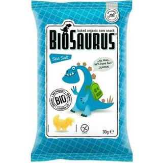 BioSaurus 5 x Øko Majssnacks Havsalt