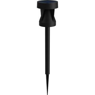 Philips LED-solcellelampe Avery, jordspyd, sort, IP44