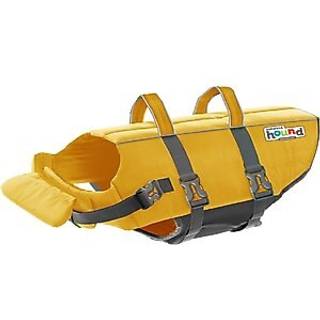 Outward Hound Granby Splash Dog Redningsvest Hunderedningsvest med hj opdrift til svmning Bdsejlads og vandsikkerhed Stor Gul