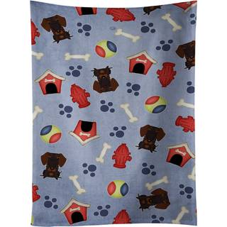 """"Caroline's Treasures BB2742KTWL Tr?dh?ret Gravhund Chokolade k?kkenh?ndkl?de 25"""""""" x 15"""""""" Multicolor""""