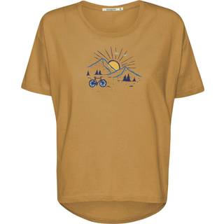 GreenBomb Women's Nature Sunset Ride Feel T-Shirt T-shirt Damer størrelse S farve orange
