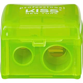 Kiss New York Professional Duo Pencil Slibener Det bekvemme essentielle værktøj til øjenforing Lip Line Garpens let at rengøre kompakt (skærpet)