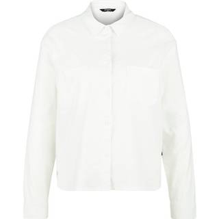 Stoic Women's Hemp54 BjurholmSt. L/S Blouse Bluse Damer størrelse S farve hvid