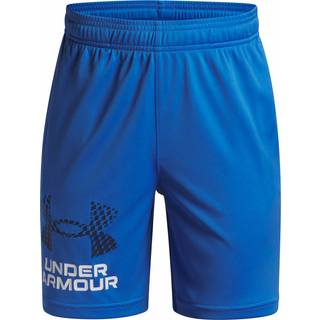 Under Armour Tech™ Boys' Logo Shorts Blue Atlantis / Washed Navy / White YMD (137 - 149 cm)