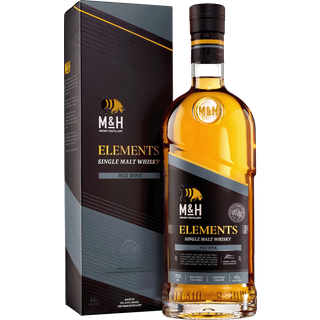 M&H Elements Red Wine Cask Single Malt Whisky 46% alc. 70cl