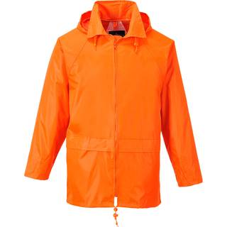 Klassisk regnjakke - Orange (Størrelse: L)