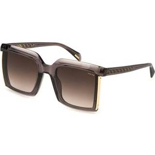 Police Kvinde SPLP45 NEBULA 2 830 Solbriller Acetat Violet Brun Firkantet Normal Skygge