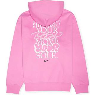 Nike Solo Swoosh-hættetrøje i fleece til mænd - Pink - XL