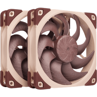Noctua NF-A12x25 G2 PWM Sx2-PP - Kabinet køler - 120mm - Brun - 22 dBA