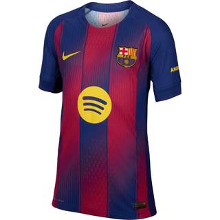 FC Barcelona 2025/26 Match Home Nike Dri-FIT ADV Authentic-fodboldtrøje til større børn - blå - S