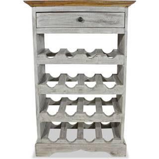 Vinreol 55X23X85 Cm Massivt Mahognitræ