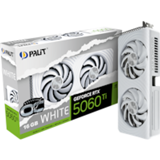 Palit GeForce RTX 5060 Ti White OC - 16GB GDDR7 RAM - Grafikkort