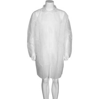 Besøgsjakke Classic L/XL 105x74cm PP usteril engangs hvid