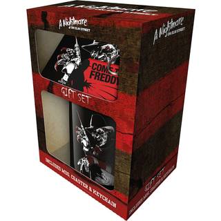 Pyramid International A Nightmare on Elm Street nøglering og krus