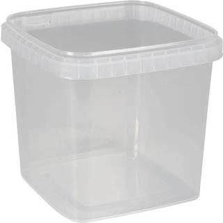 Condibøtte 1-rums 1280ml PP 12,8x12,8x11,8cm klar