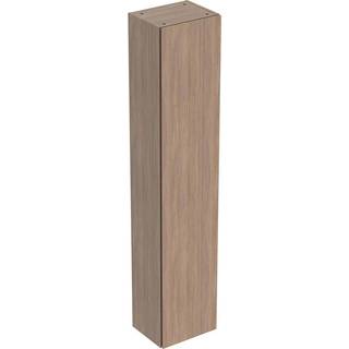 Geberit iCon højskab med en låge: B=36cm, H=180cm, T=29.1cm, Eg / Melamin træstruktur