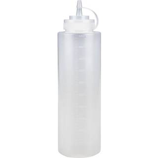 Cater-Line dressingflaske 1000 ml PE/PP med mål klar
