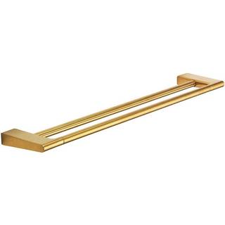 Pressalit Style, lille dobbelt Håndklædestang, 61 cm, børstet messing