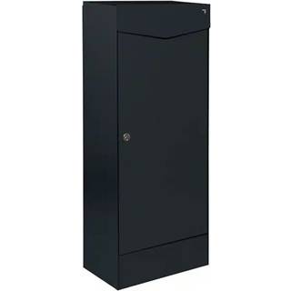 Mefa pakkepostkasse letter 440x1110x280 Sort mat 414100J
