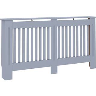 radiatorskjuler 152x19x81,5 cm MDF antracitgrå