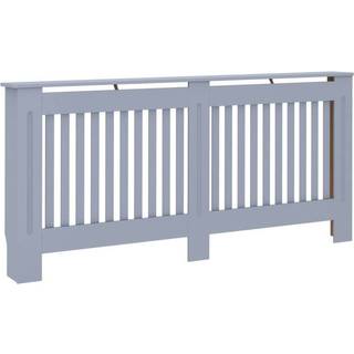 radiatorskjuler 172x19x81,5 cm MDF antracitgrå