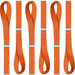 Soft Loop Tie Down Straps - 1 500 Load Capacity & 4 500 Lbs Breaking Strength - 6 Pack - Loops til Securing ATV UTV Motorcykler Scooters Dirt Bik