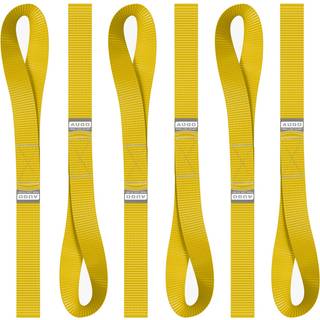 Soft Loop Tie Down Straps - 1 500 Load Capacity & 4 500 Lbs Breaking Strength - 6 Pack - Loops til Securing ATV UTV Motorcykler Scooters Dirt Bik