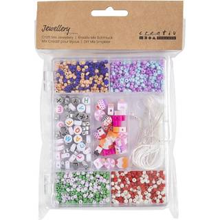 DIY Kit Smykker, slikmix, pastelfarver