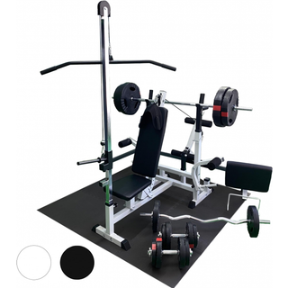 Multigym TRIGRIP 100 kg Vægtsæt, Lats og Gulv