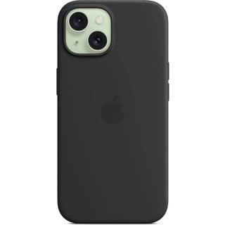 Apple iPhone 15 silikonecover (sort)