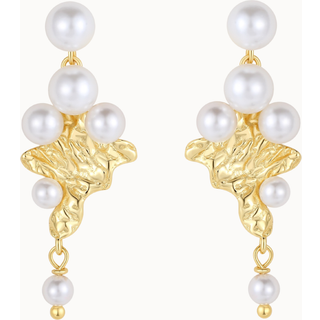 Naida Earrings - Forgyldt