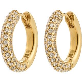Tatum Hoops, Gold Plated, Medium