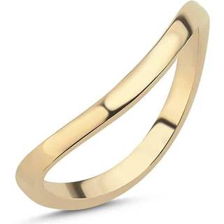 Valentina - Ring i 14 kt guld med blank overflade