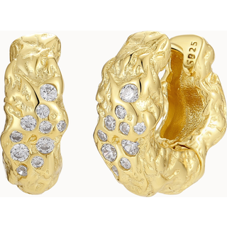 Tellus Earrings - Forgyldt