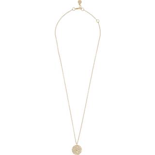 Snö Of Sweden Brittany Coin Pendant Necklace Gold 45cm