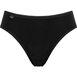 Sloggi 24/7 Cotton 2-Pack tai trusse, sort, Størrelse: 46, Dame