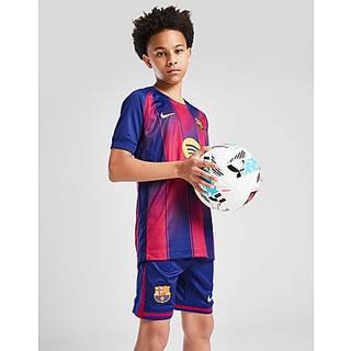 FC Barcelona 2025/26 Stadium Home Nike Dri-FIT Replica-fodboldshorts til større børn - blå - M
