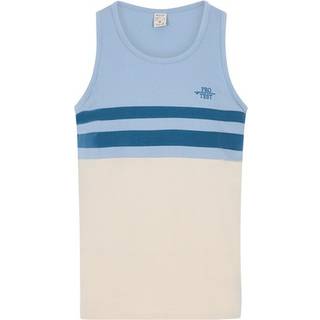 Protest PRTIpsa Tank Top Herrer størrelse S farve beige/blå