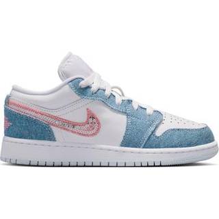 Air Jordan 1 Low SE-sko til større børn - blå - 35.5