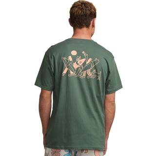 Billabong Together Premium S/S T-shirt Herrer størrelse XL farve olivengrøn