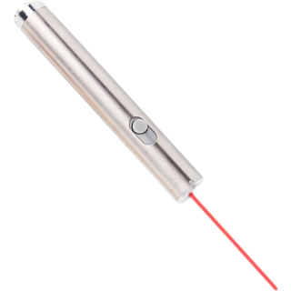 Laser Pointer og Lommelygte 2-i-1