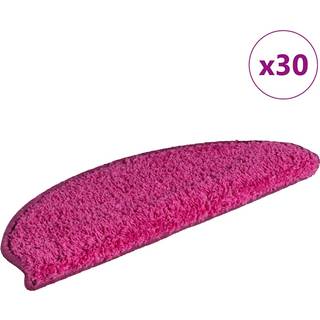 trappemåtter 30 stk. 65x21x4 cm lyserøde halvrunde store