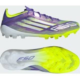 F50 Elite 2G/3G kunstgræsstøvler - Purple Rush / Cloud White / Lucid Lemon - 40 2/3