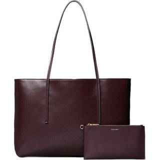 Calvin Klein Allover Monogram shopper (FUDGE AOP (2XD))