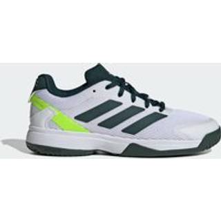 Ubersonic Tennis Kids sko - Pure Teal / Silver Metallic / Lucid Lemon - 35 1/2