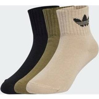 adidas originals adidas Originals Brown 3 Pack Ankle Socks