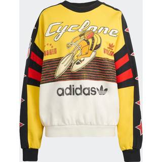 adidas originals adidas Originals Yellow Archive Cycling Oversize 100% Cotton Sweatshirt